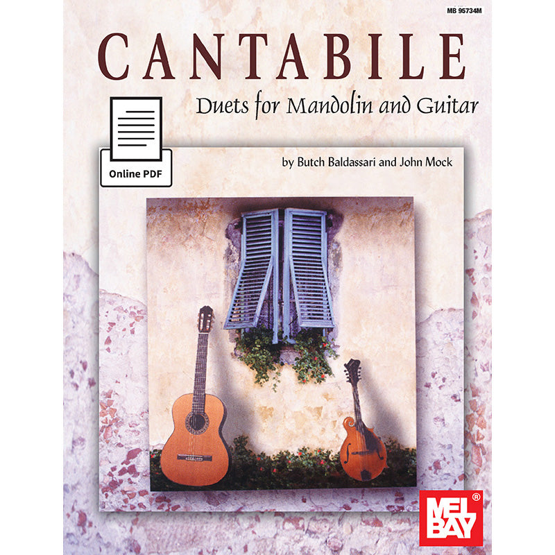 Mel Bay, Cantabile: Duets for Mandolin and Guitar