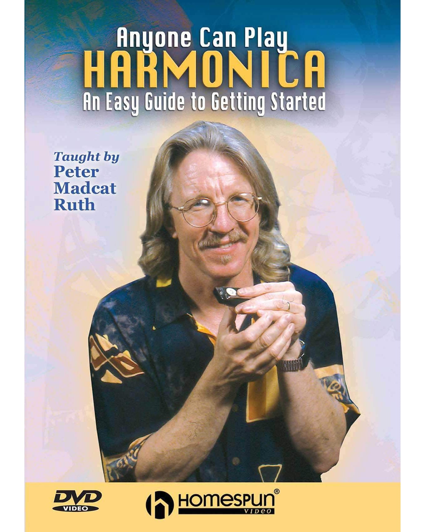 Homespun, DIGITAL DOWNLOAD ONLY - Anyone Can Play Harmonica-An Easy Guide to Getting Started