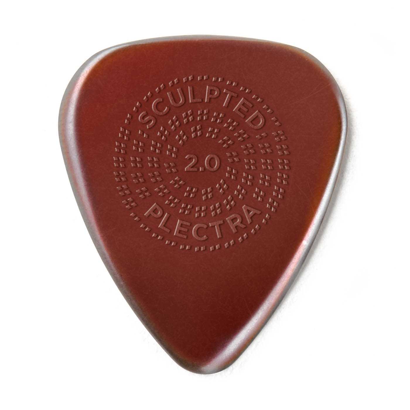 Dunlop, Dunlop Primetone Sculpted Plectra, Ultex Standard with Grip, 2.00MM Thick, Three Pack