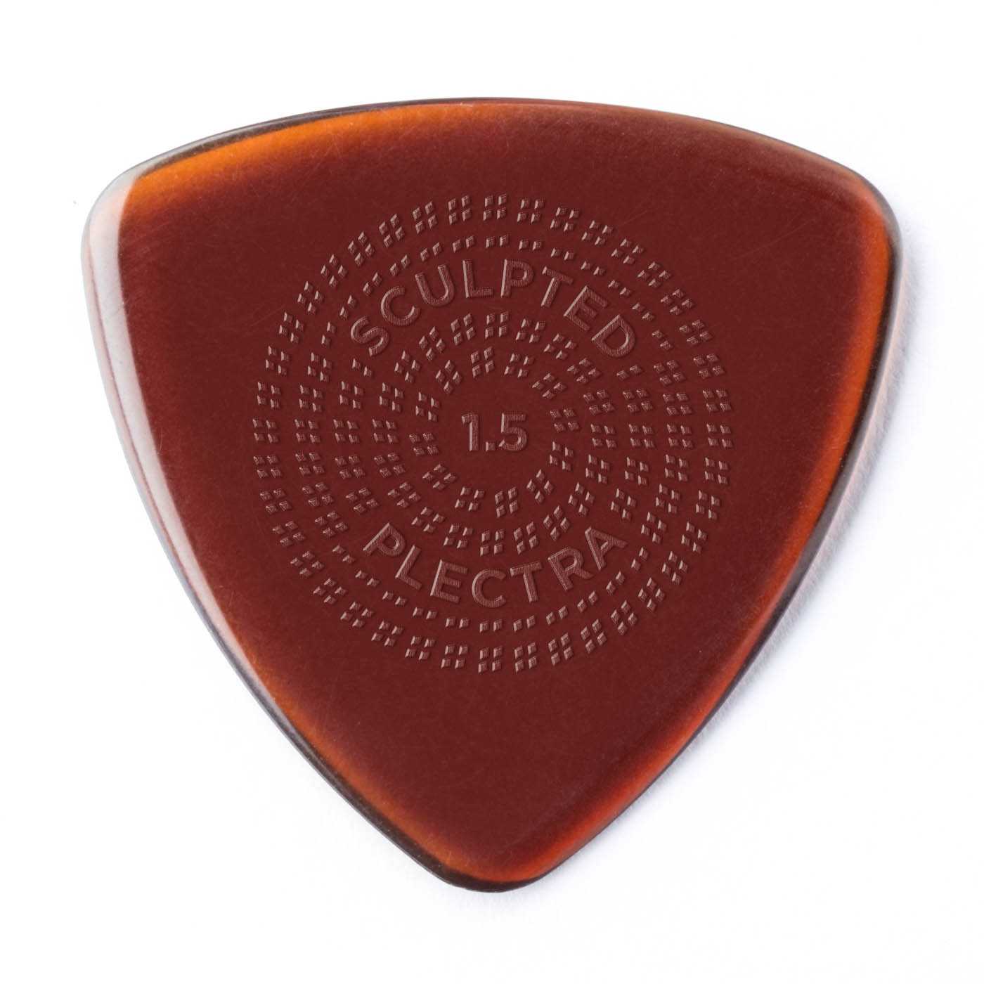 Dunlop, Dunlop Primetone Sculpted Plectra, Ultex Triangle with Grip, 1.50MM Thick, Three Pack