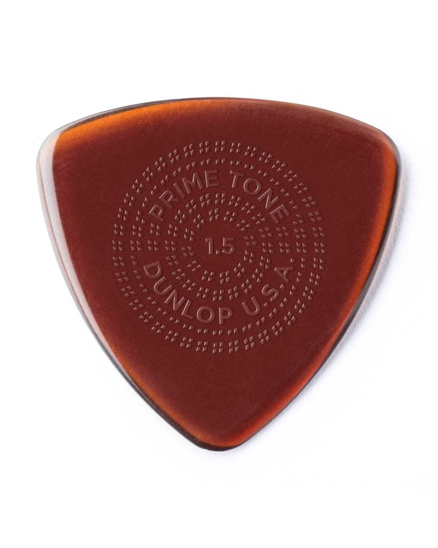 Dunlop, Dunlop Primetone Sculpted Plectra, Ultex Triangle with Grip, 1.50MM Thick, Three Pack