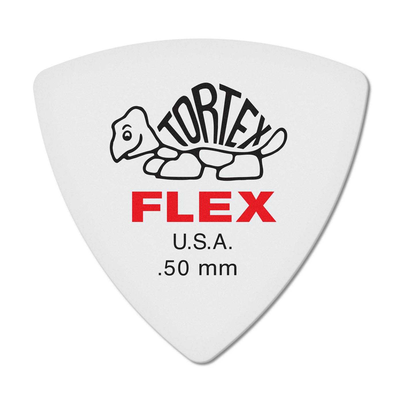 Dunlop, Dunlop Tortex Flex Triangle .50MM Flatpick Player's Pack, 6 Picks