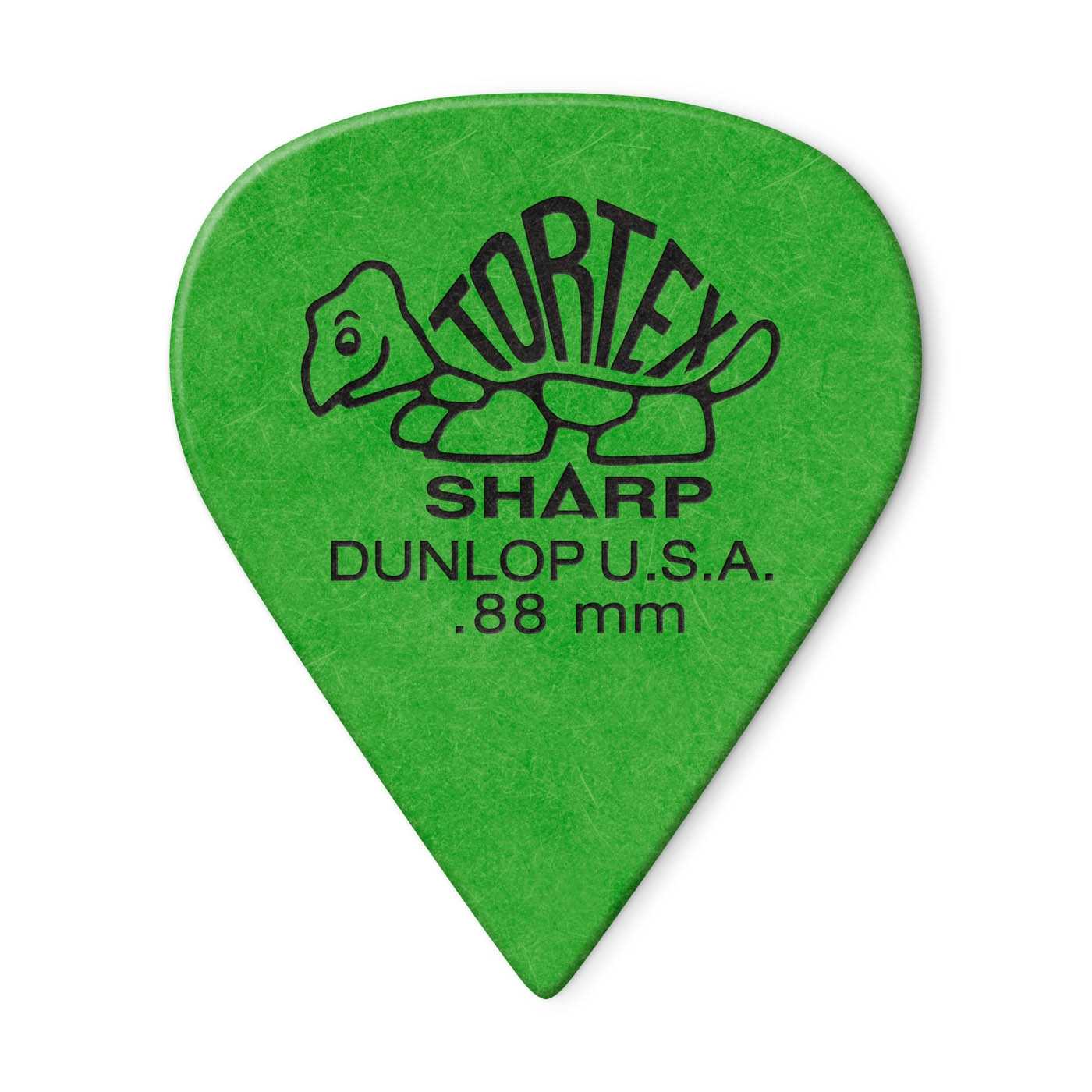 Dunlop, Dunlop Tortex Sharp .88MM Flatpick Player's Pack, 12 Picks