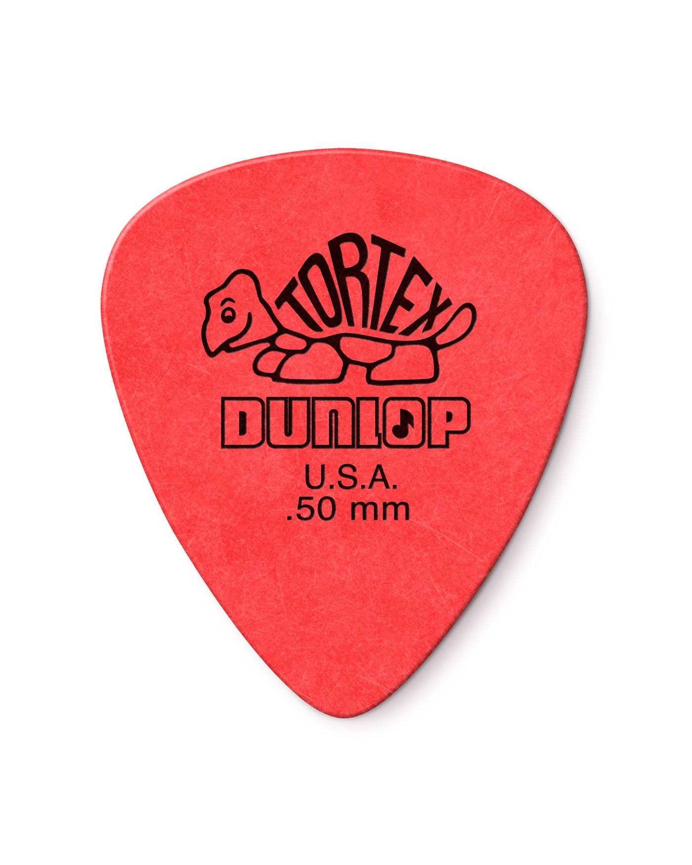 Dunlop, Dunlop Tortex Standard .50MM Flatpick Player's Pack, 12 Picks