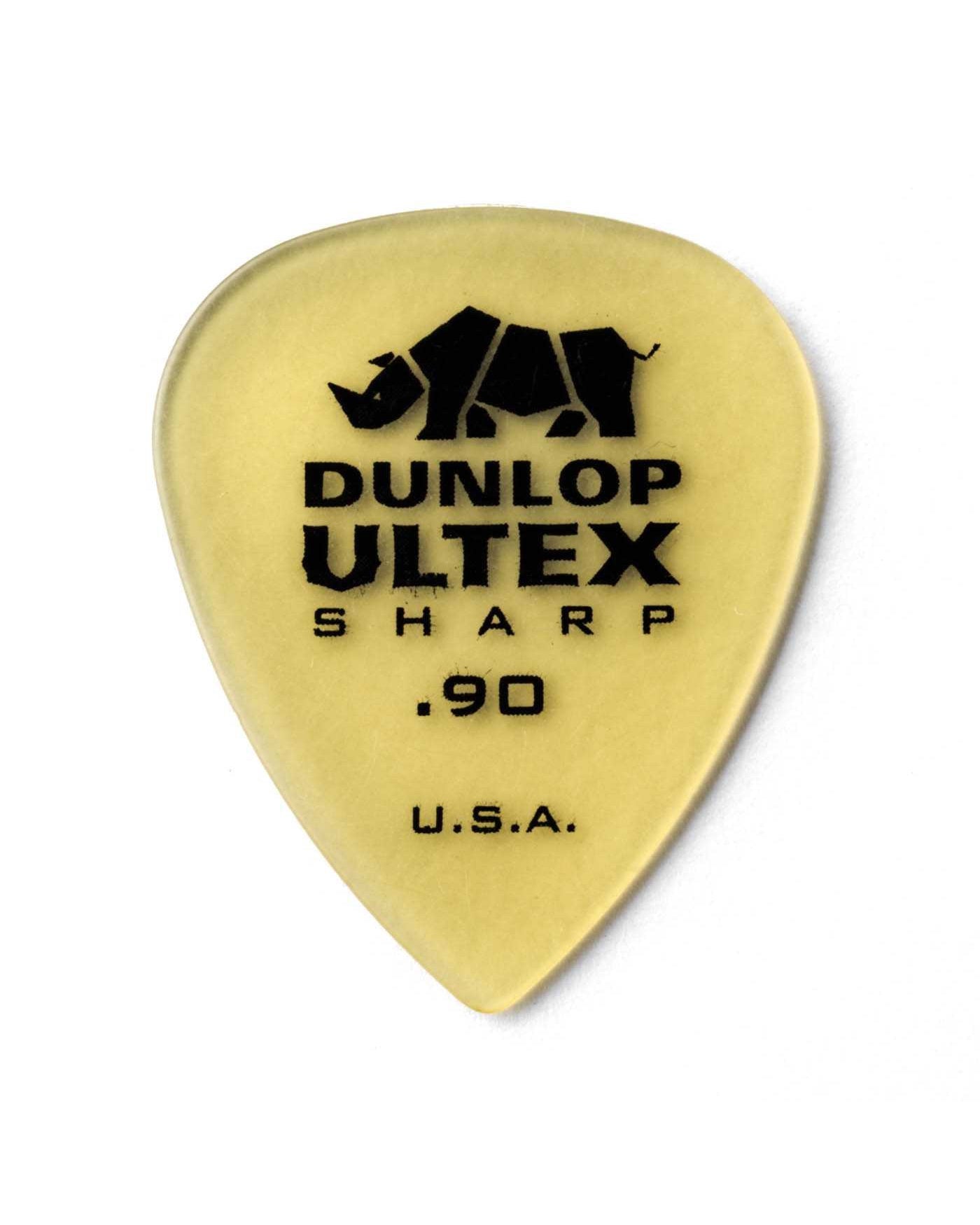 Dunlop, Dunlop Ultex Sharp .90MM Flatpick Player's Pack, 6 Picks